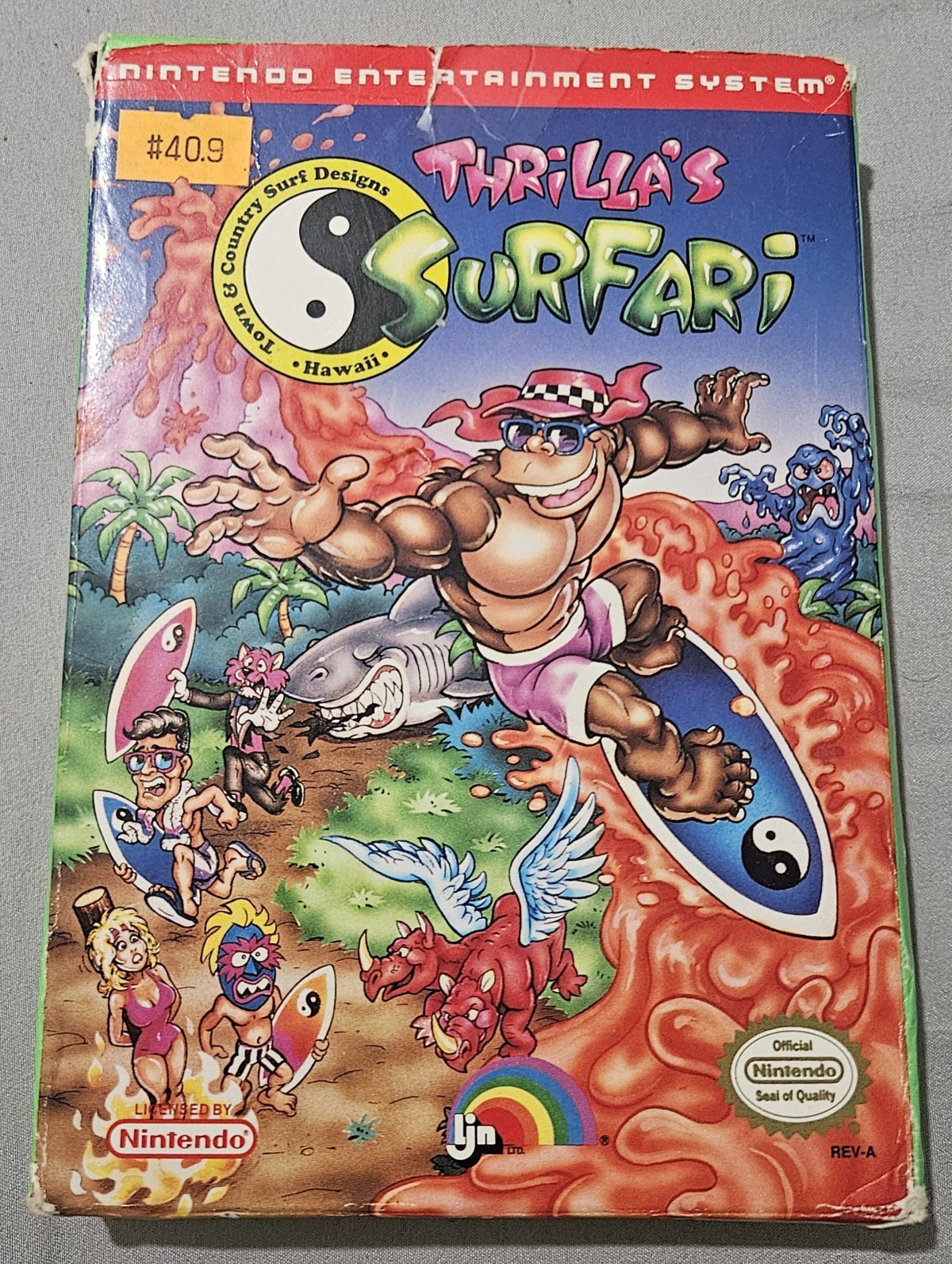 Thrilla’s Surfari – Original Nintendo NES US/Canada CIB