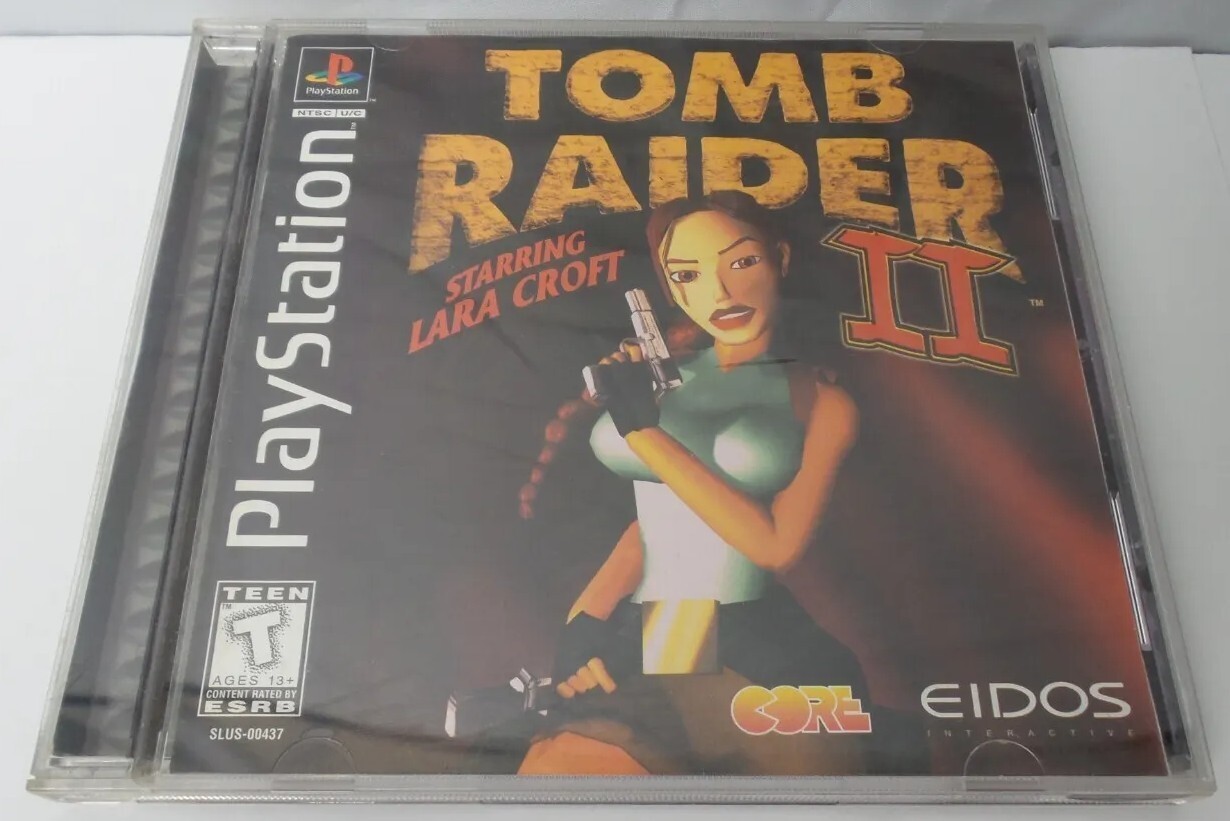 Tomb Raider II (SONY PlayStation 1 1997) PS1 PSX Indiana Jones COMPLETE NEW MINT