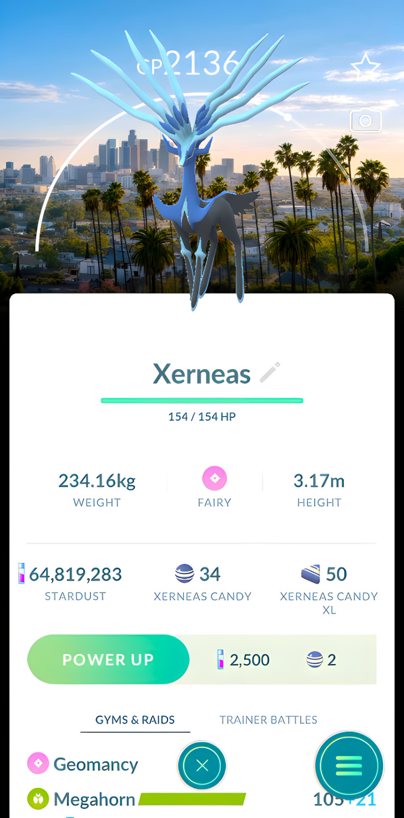 Xerneas with Los Angeles BG Go Tour 2026 | Pokemon Tr-de Go