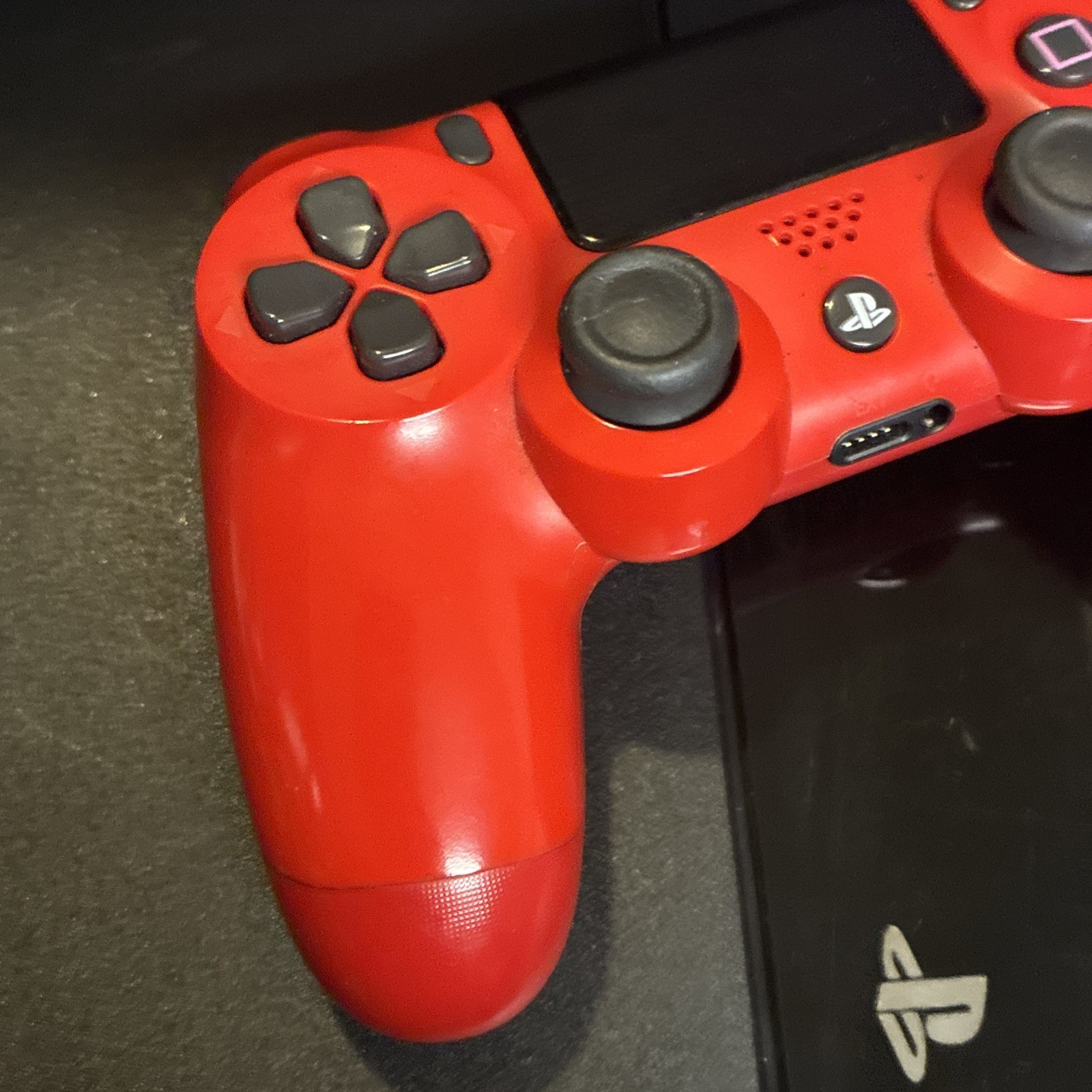 Sony PlayStation 4 CUH-1115A Upgraded 500GB SSHD W/ Red Controller HDMI Bundle