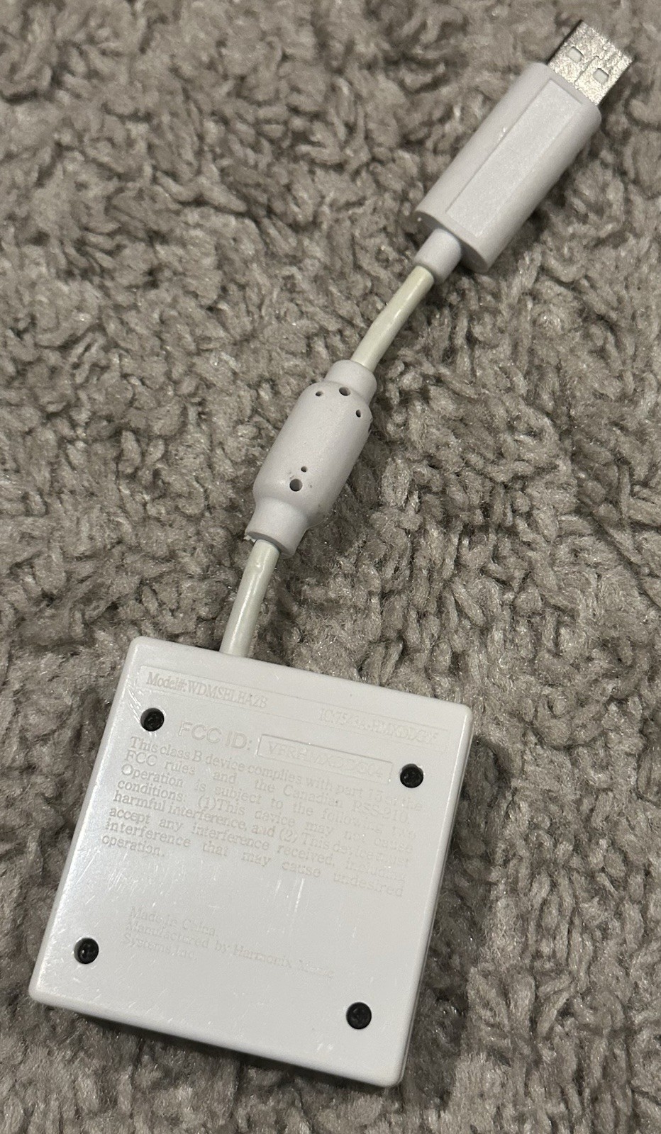 Rock Band Nintendo Wii Wireless USB Adapter. Drums