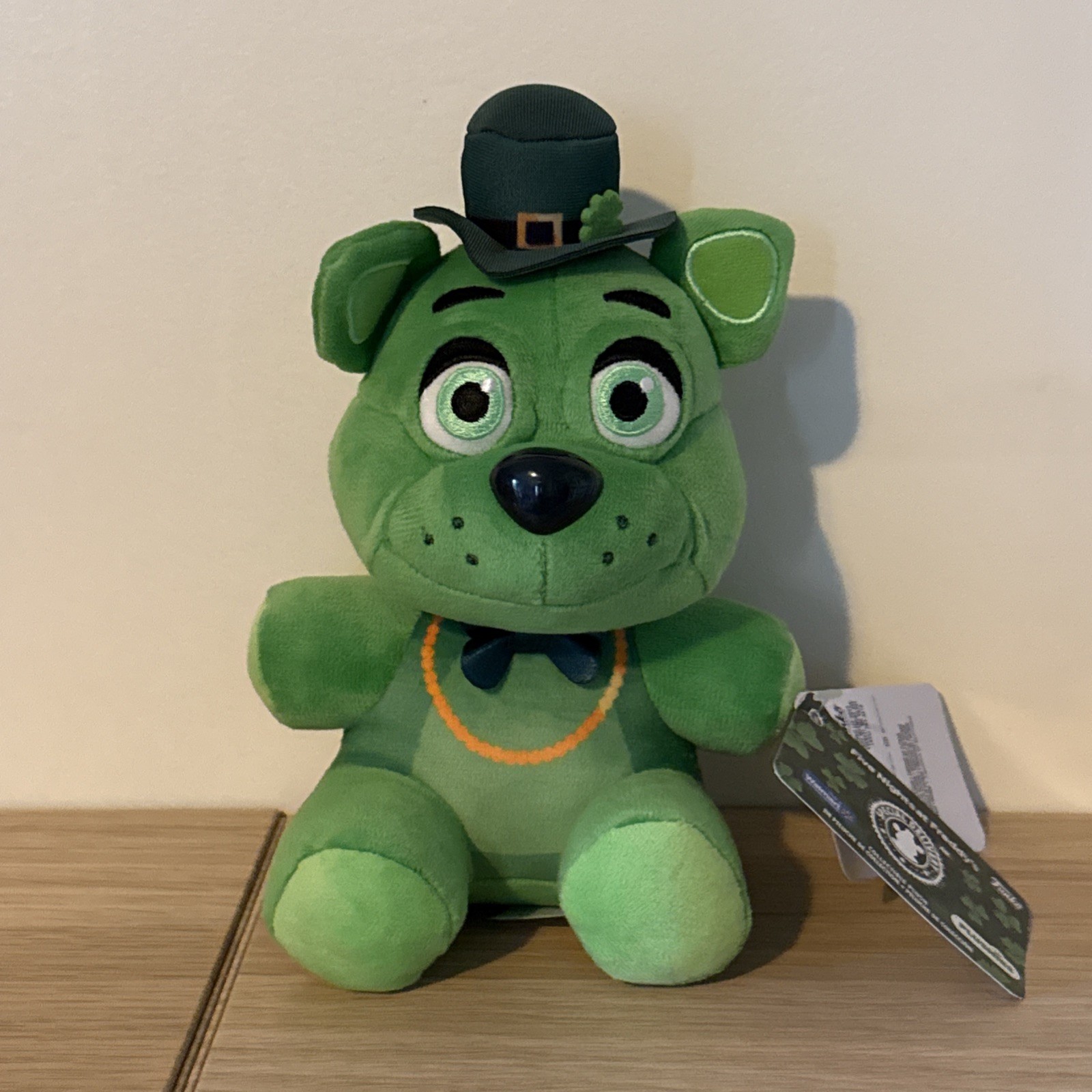 Five Nights At Freddy’s Green Shamrock Freddy Bear Plush Spring FNAF Funko 2022