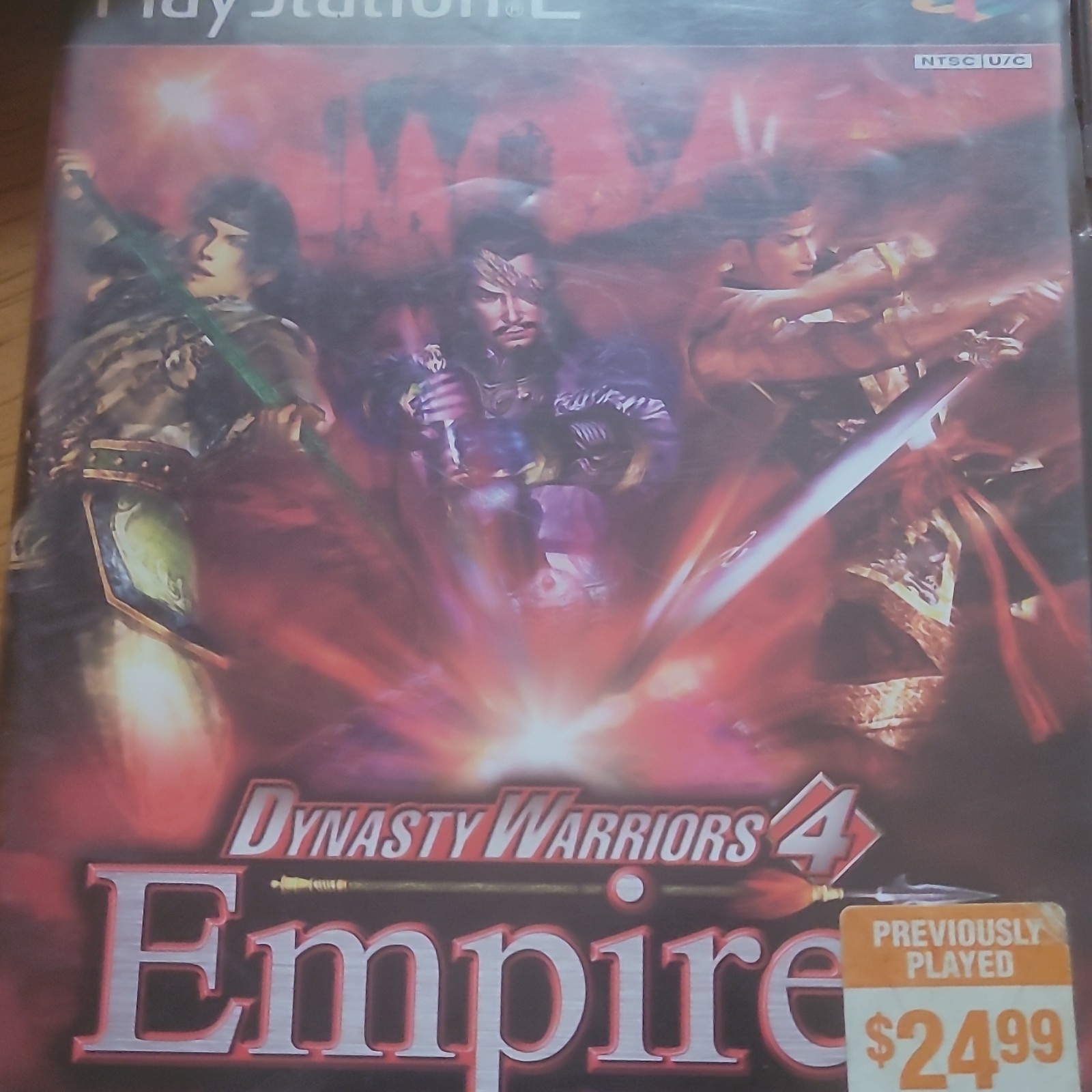 KOEI Corporation Dynasty Warriors 4: Empires PS2 Action T NTSC-U/C 2004 Manual