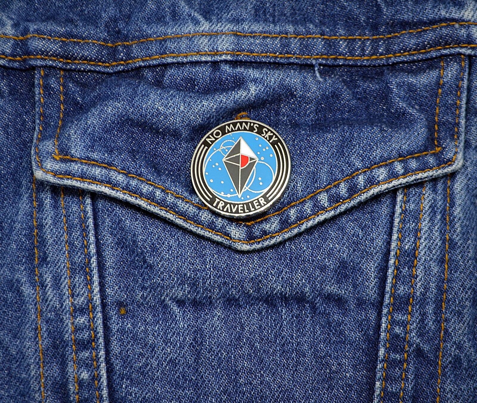 No Man’s Sky Traveller Pin – Limited from Explorers Collectors Edition – Mans
