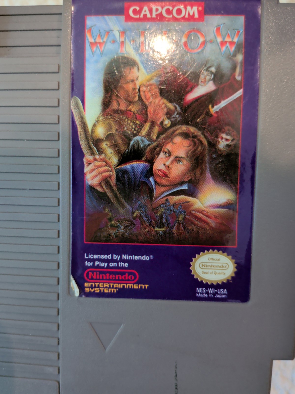 Willow (Nintendo Entertainment System, 1989) NES authentic cartridge with sleeve