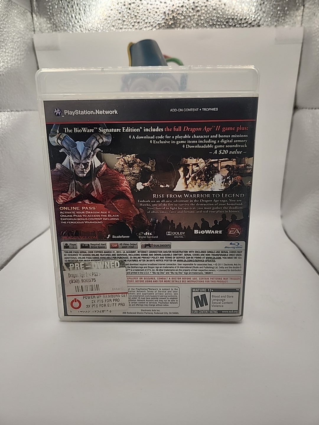 Dragon Age II: BioWare — Signature Edition (Sony PlayStation 3, 2011)