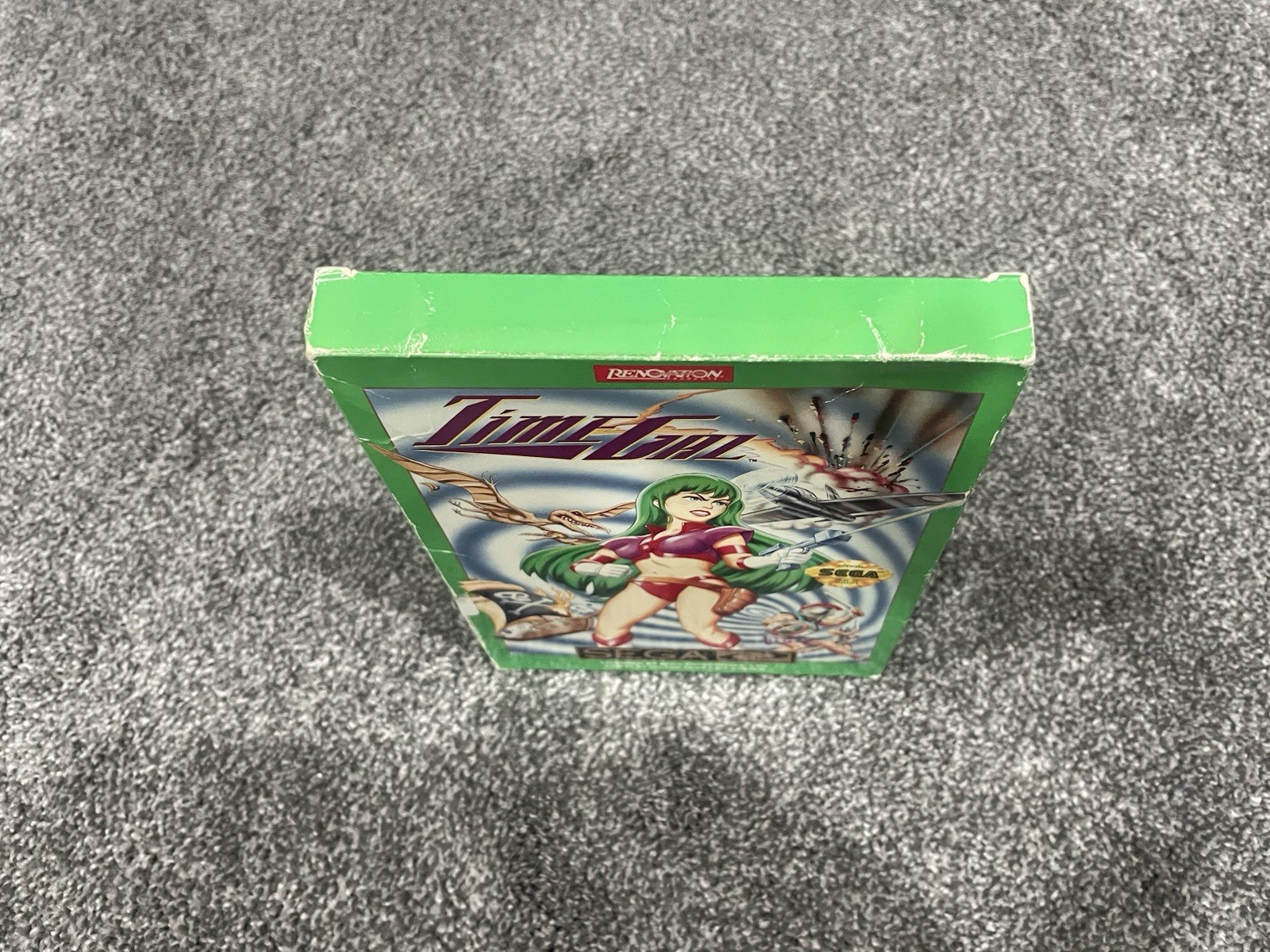 Time Gal (Sega CD, 1993) with box