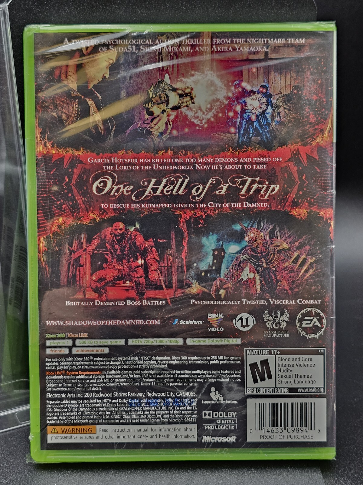 Shadows of the Damned (Microsoft Xbox 360, 2011) – Brand New Sealed *w/Rips*