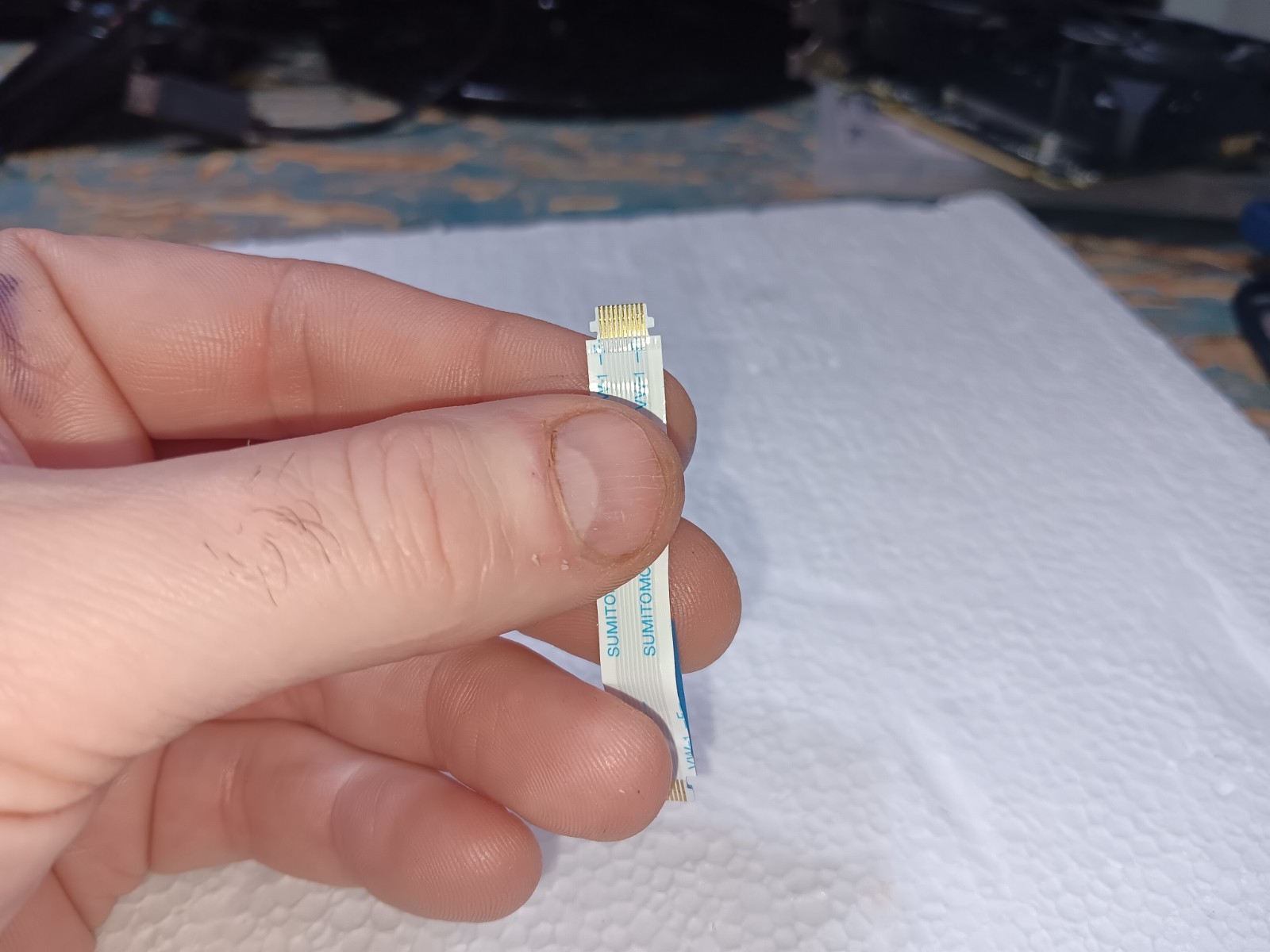 Nintendo ^^Wii U^^ WUP-010(USA) FRONT PANEL TO MOTHERBOARD RIBBON CABLE ONLY-SEE