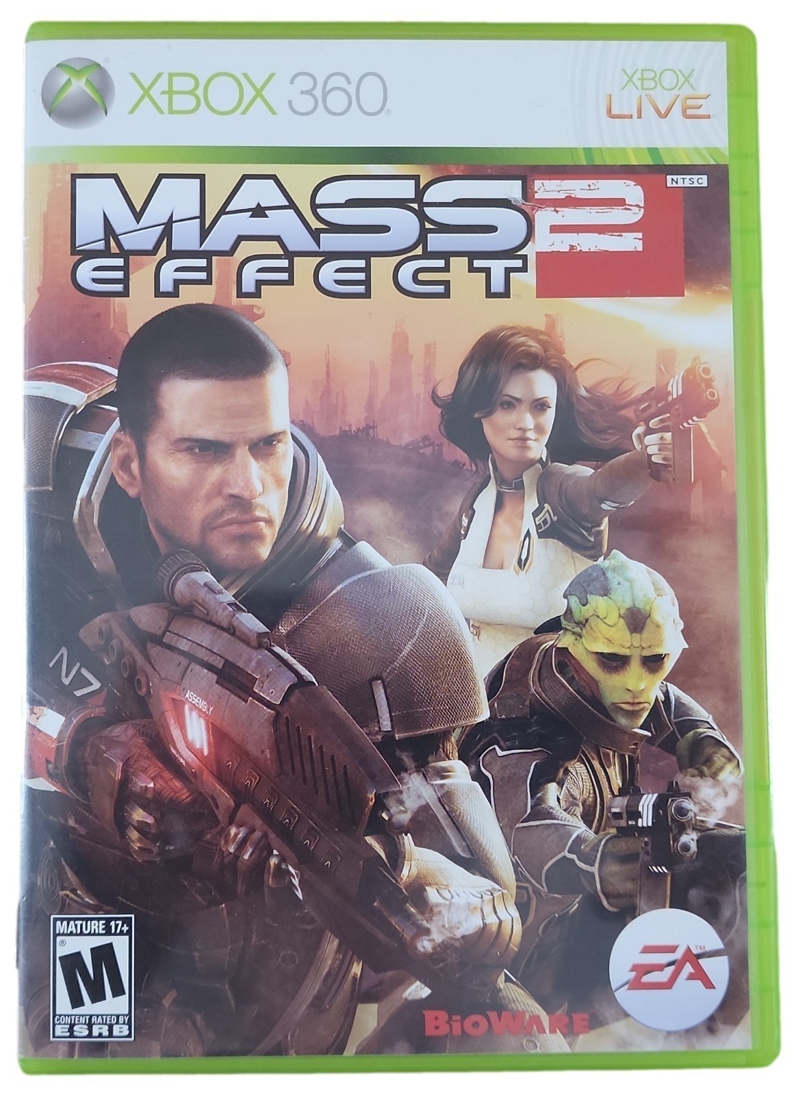 EA Mass Effect 2 (Xbox 360, 2010) Adventure Action Role Playing Video Game Set