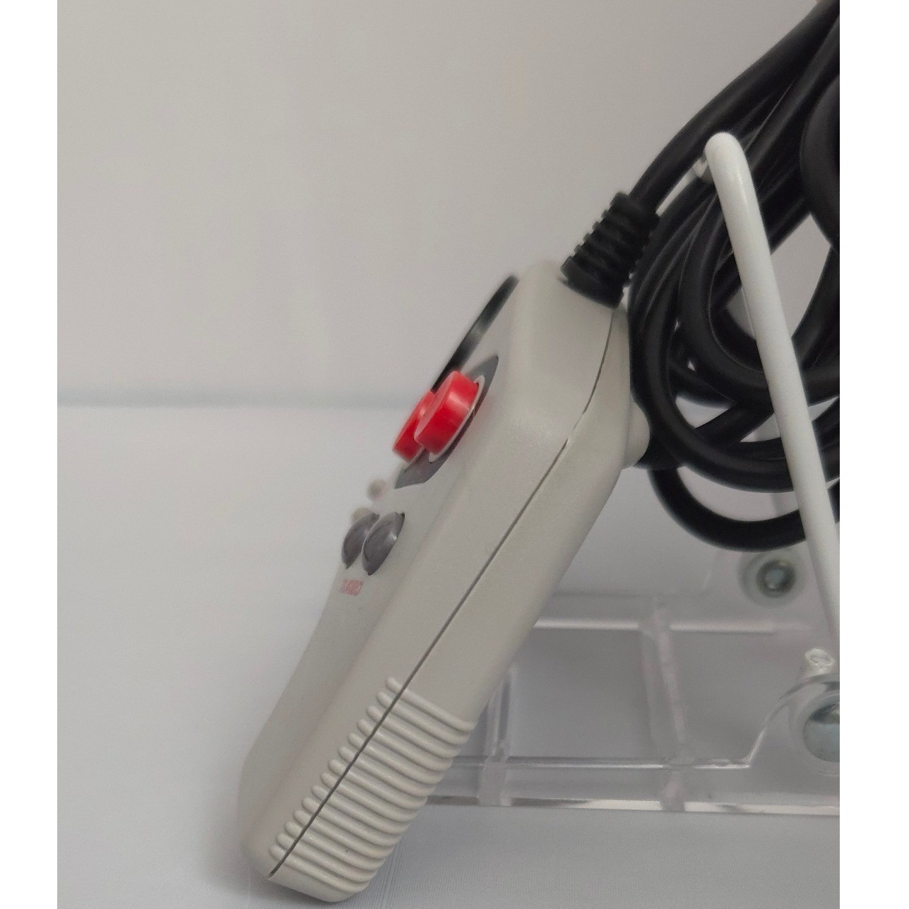 Nintendo NES-027 NES MAX Controller Gray Turbo NTSC-U Tested & Clean