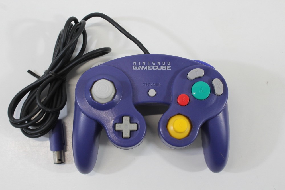 Official Nintendo GameCube Controller Pad NGC DOL-003 Indigo Purple NEW STICK #3