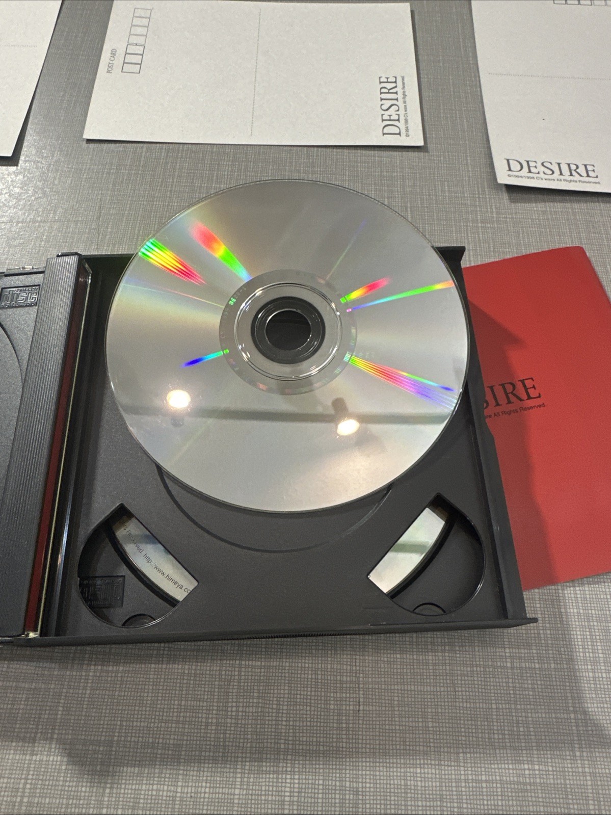 Anime Desire CD ROM 1999 2Cd 3 Promo Post Cards 1998 Sexy Inv26-01
