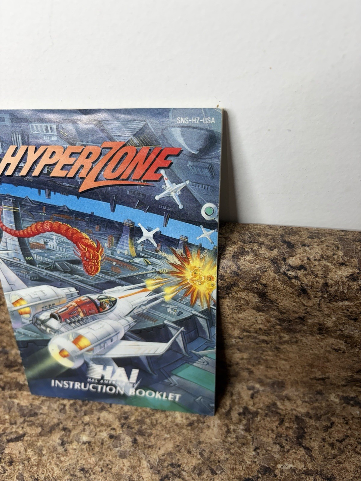 HyperZone Super Nintendo SNES Instruction Manual Booklet ONLY Hyper Zone