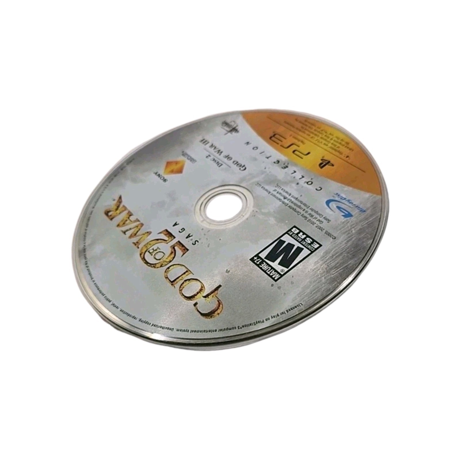 ​God of War III 3 PS3 Disc 2 Replacement From God of War Saga Collection