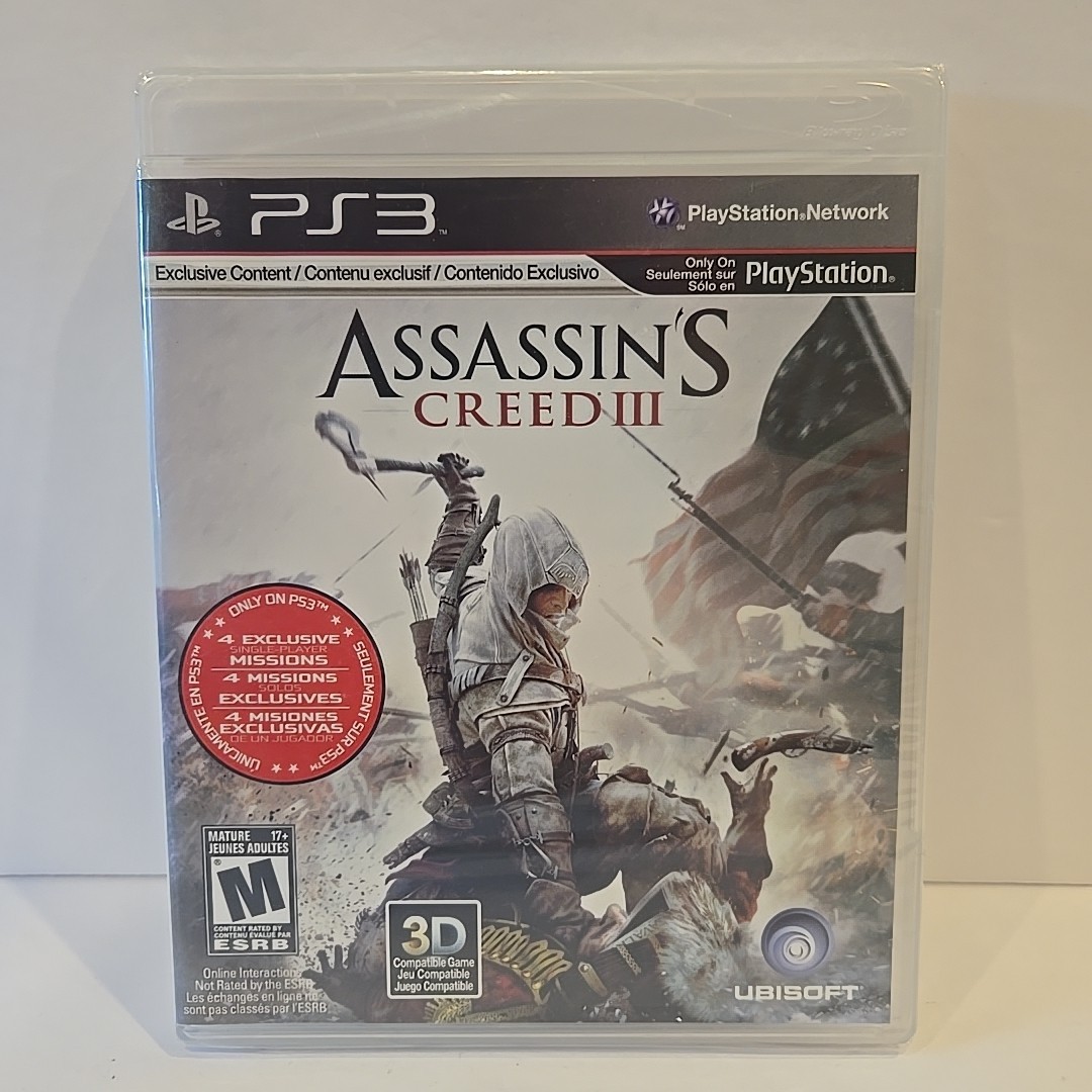 Assassin’s Creed III 3 (PlayStation 3/PS3) Brand New