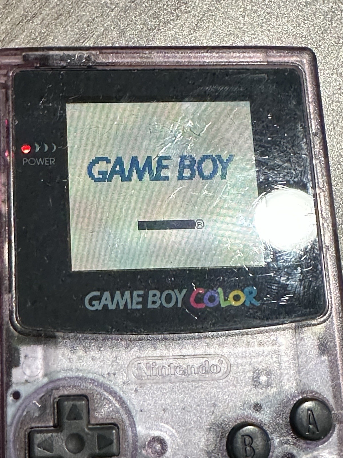 Nintendo Game Boy Color Handheld Video Game Console – Atomic Purple CGB-001
