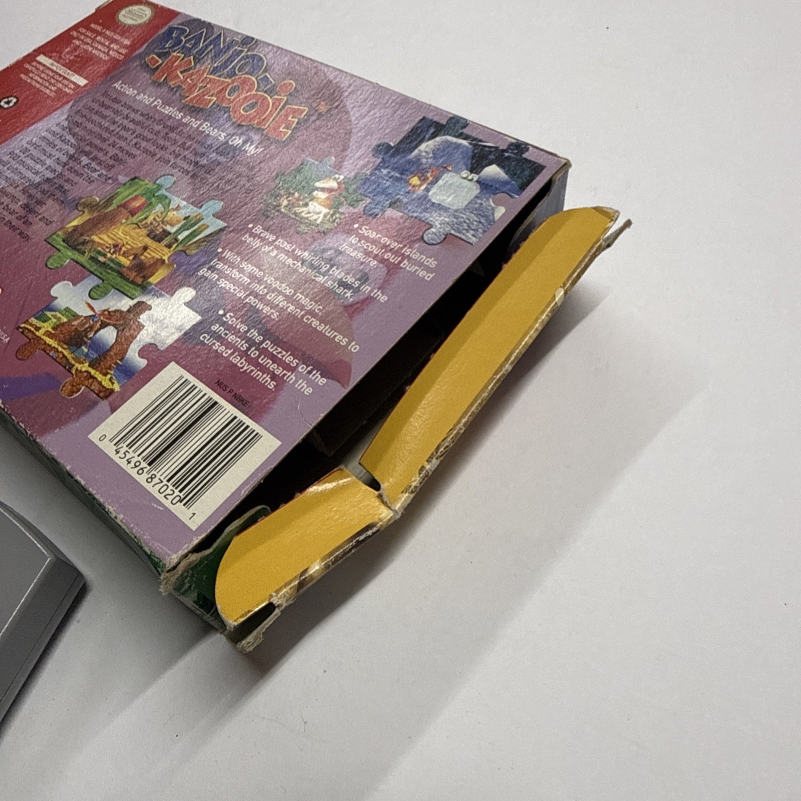 N64 – Banjo-Kazooie (Nintendo 64, 1998) *NOT Complete* W/ Box 2944