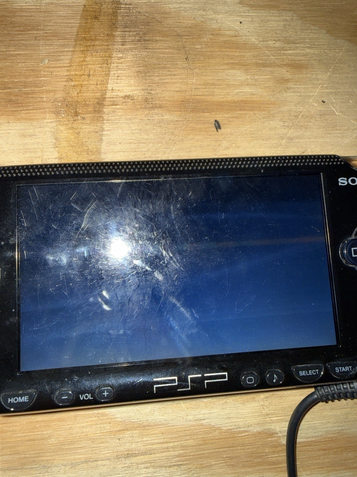 USED PlayStation Portable PSP-1001 Black Console Needs Battery