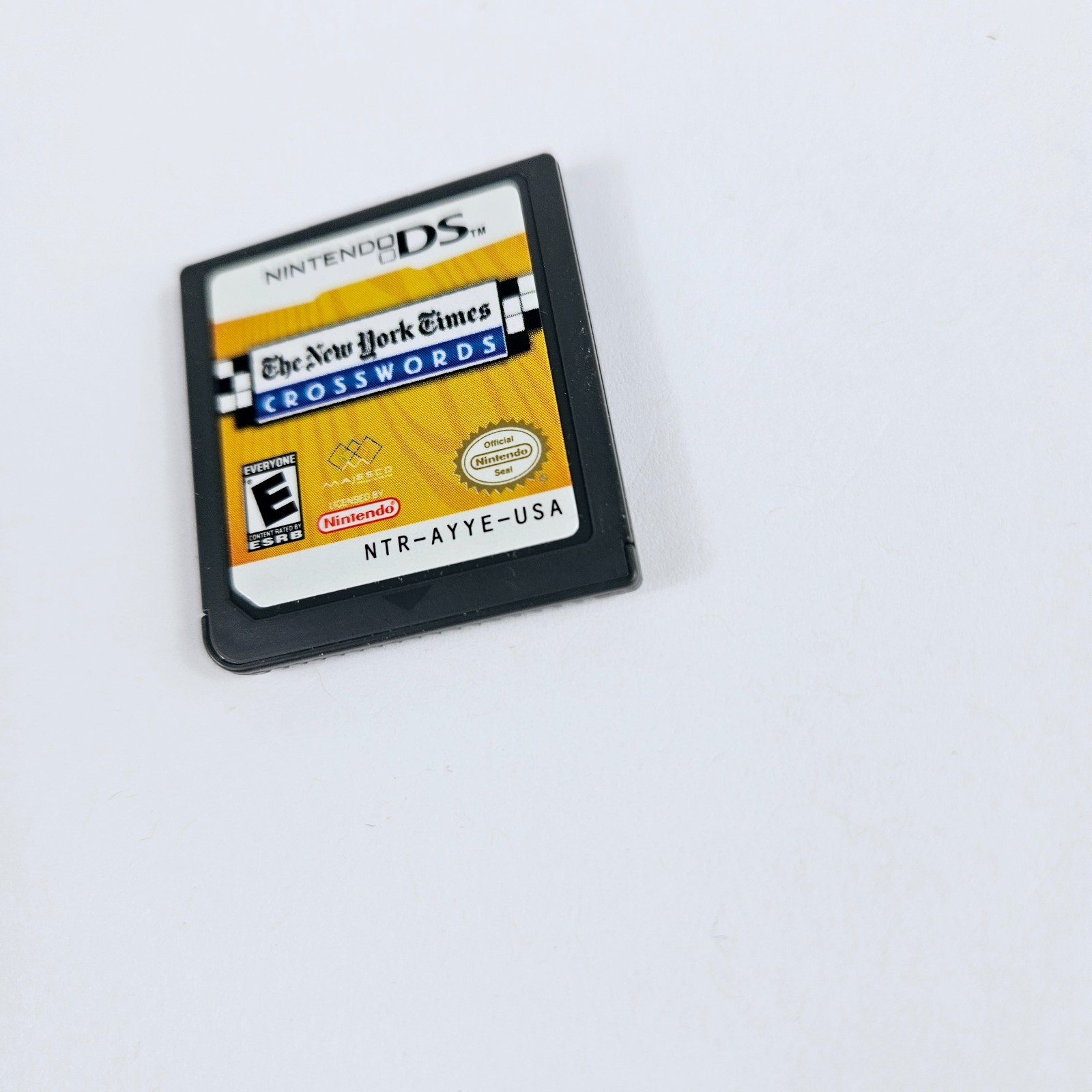 The New York Times Crosswords Nintendo DS Game Only – Tested and Working