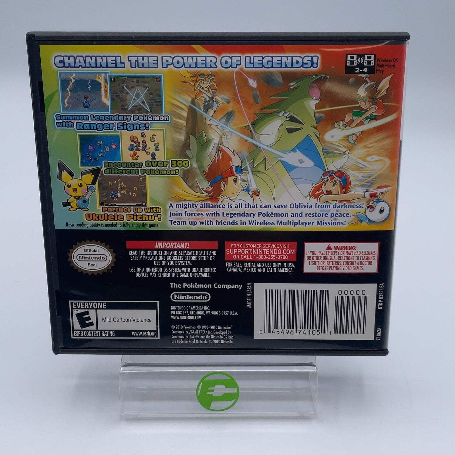 Pokemon Ranger: Guardian Signs (Nintendo DS, 2010)