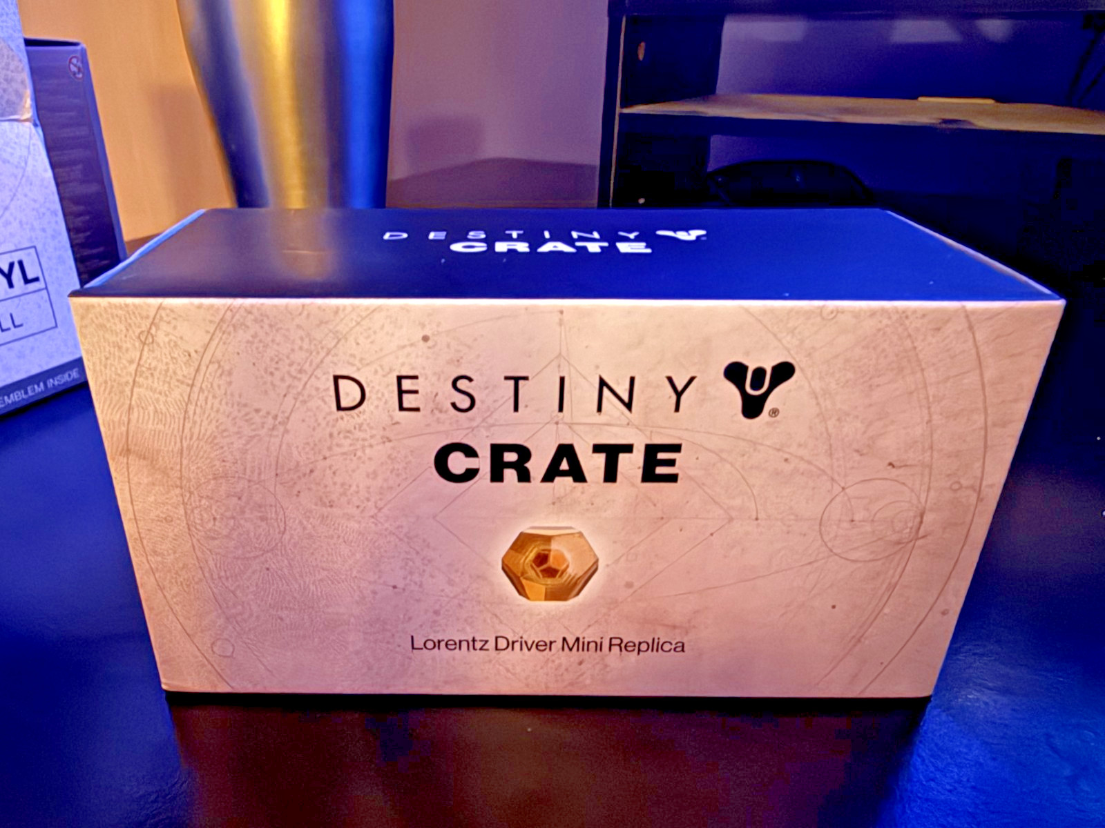 Destiny 2 Collectibles Lot — Ghost Vinyl Lambda Shell w/ Carrhae Emblem Code.