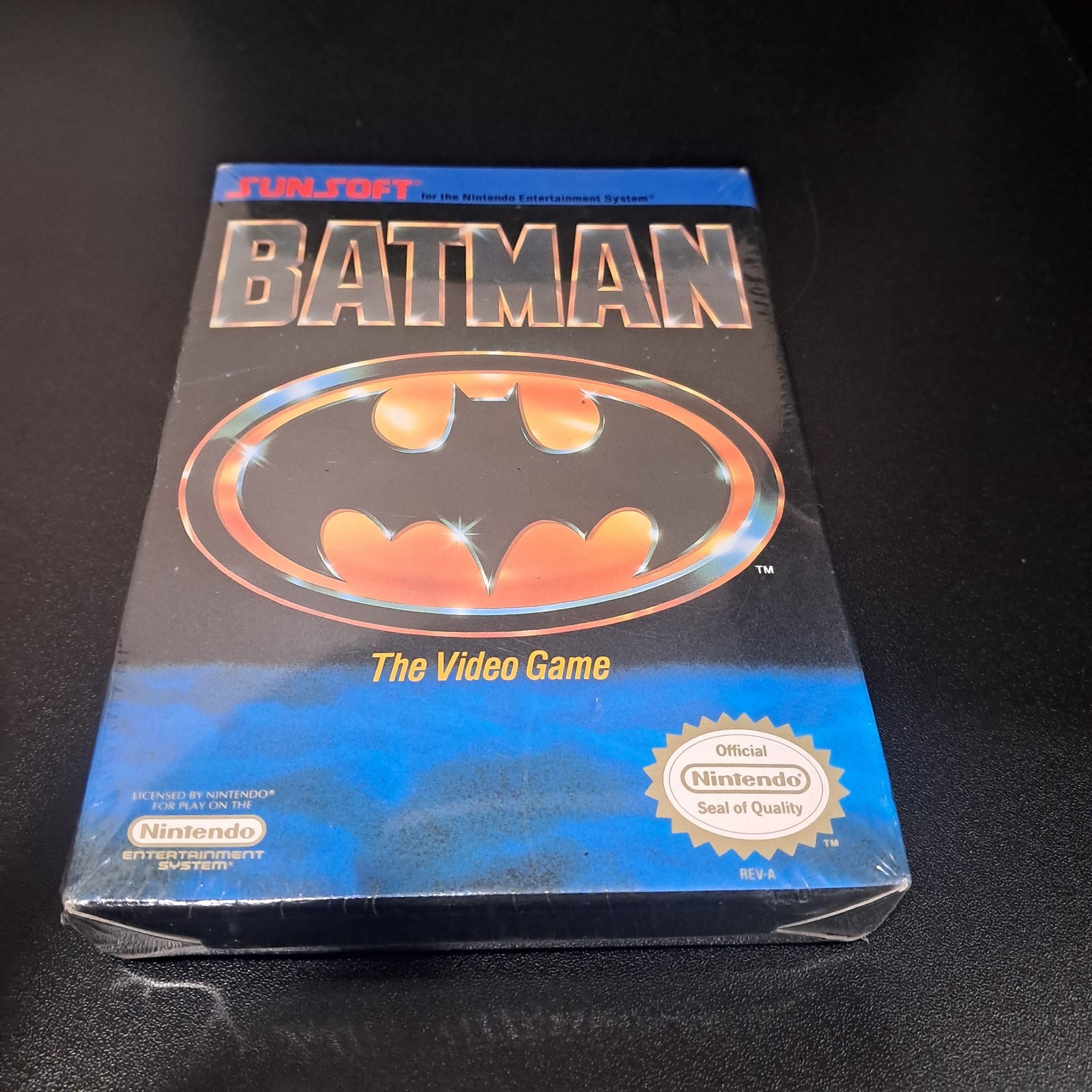 Batman The Video Game 90s NES Factory Sealed H-Seam Oval Nintendo Seal Brand New