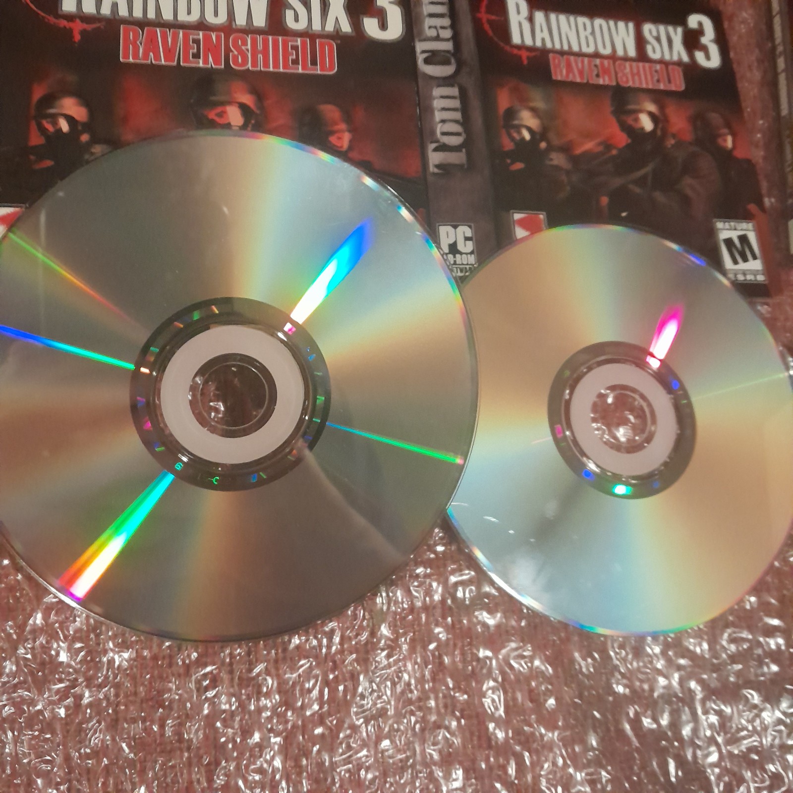 pc, videogame bundle lot, 9 total, cd-rom/dos collection, conditions vary