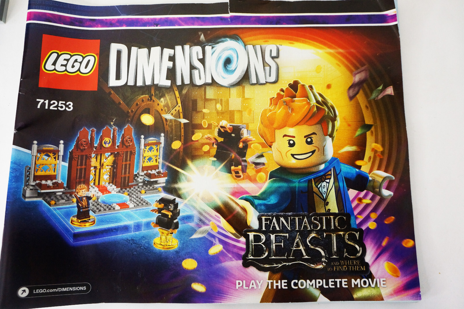 LEGO Dimensions Fantastic Beasts 100% Complete Newt Scamander Niffler 71253