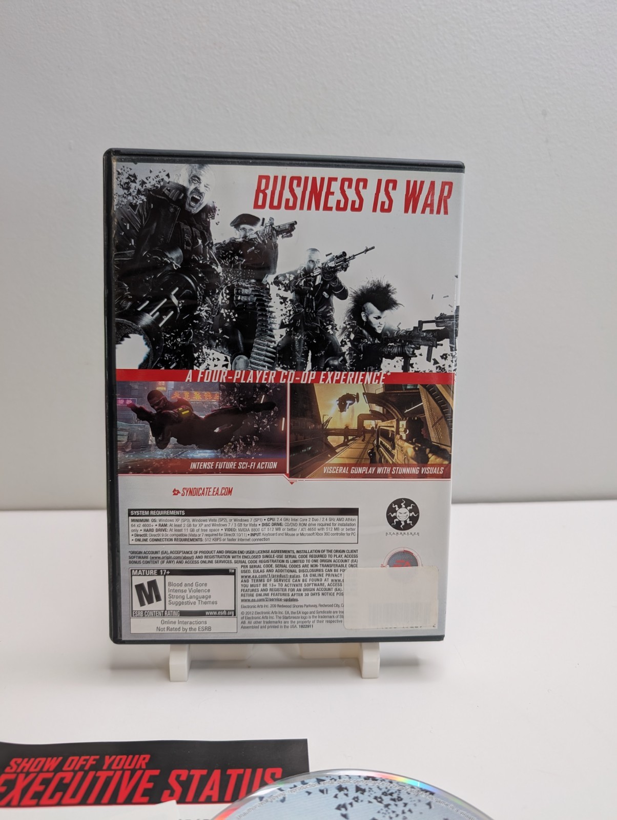 Syndicate (PC DVD, 2012) CIB Complete In Box – Code Used