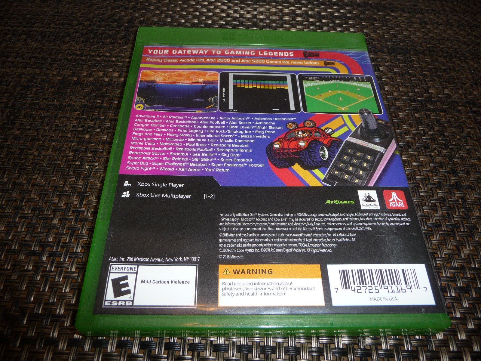 Atari Flashback Classics Vol. 3 (Xbox One) – decent, tested!