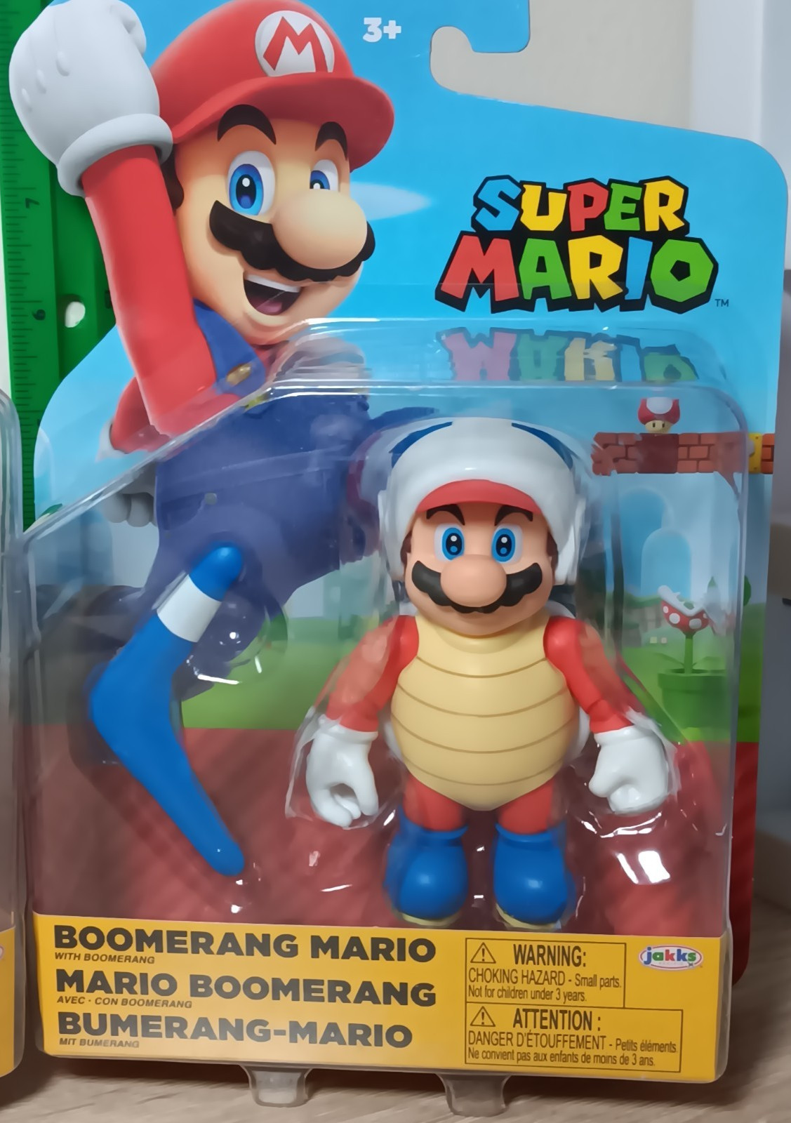*FREE SHIP* 4″ BOOMERANG MARIO Super Mario World of Nintendo Jakks Pacific