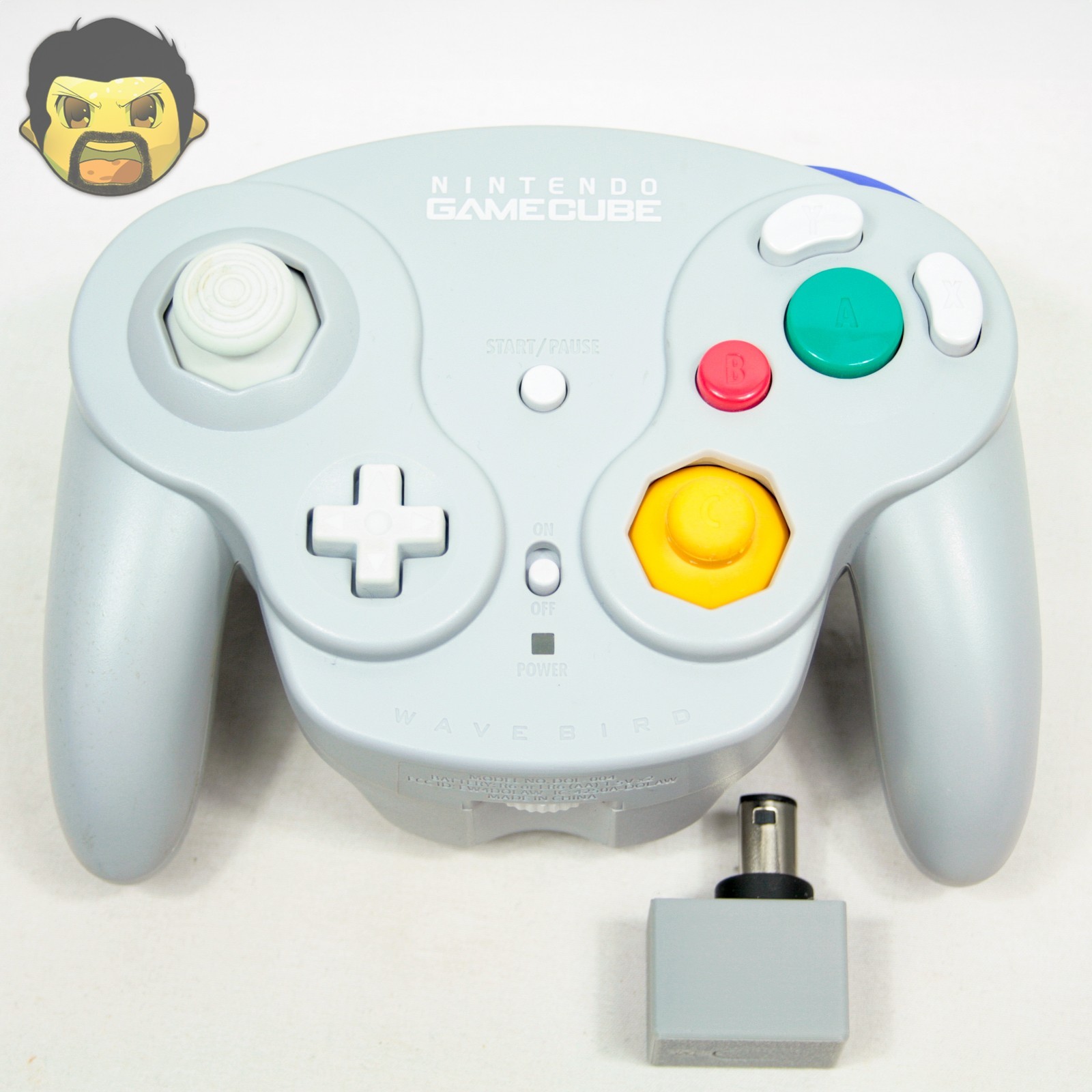 Nintendo GameCube Wavebird Wireless Controller OEM with Dongle Gray SHIPS FAST