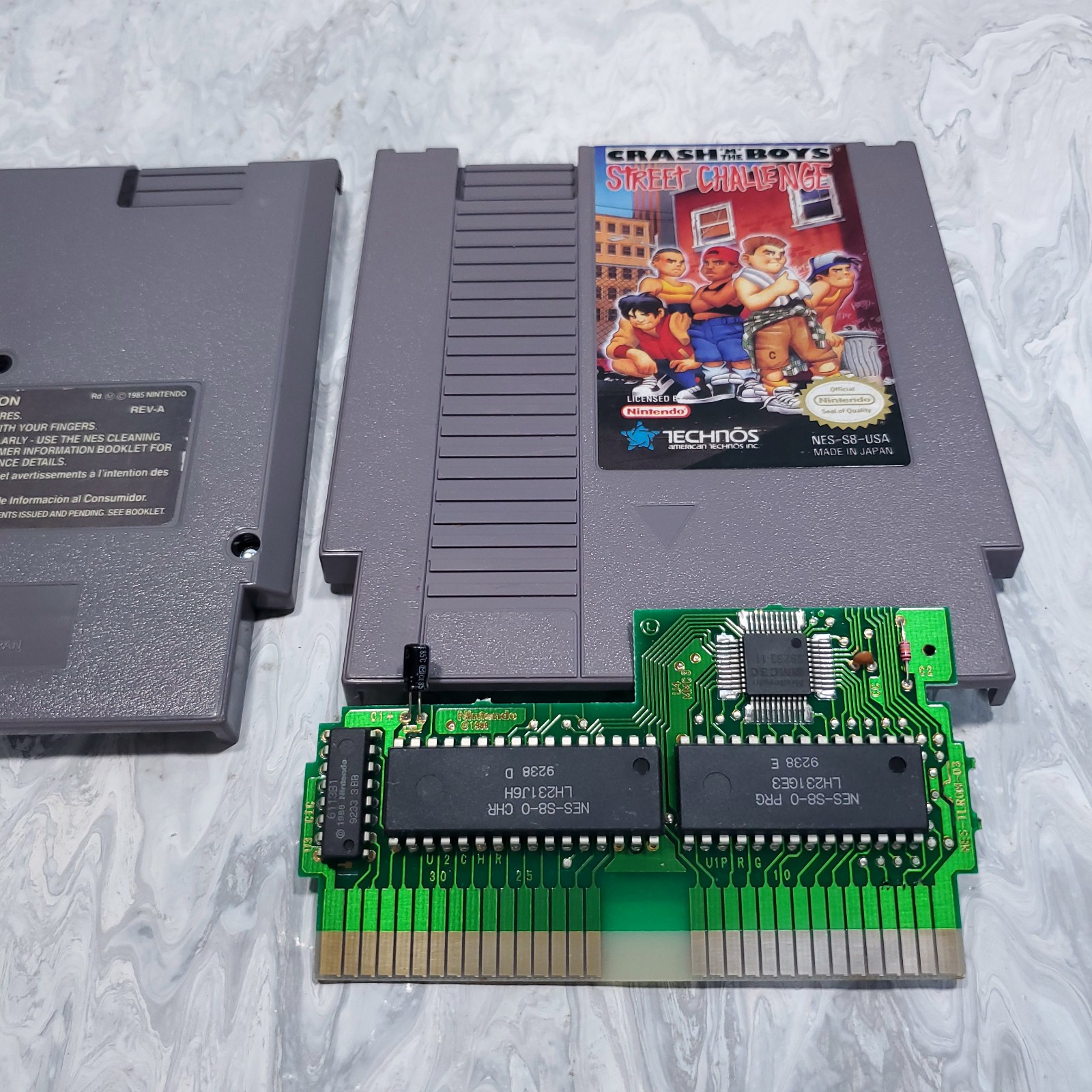 Crash N the Boys NES CART Original Vintage Nintendo Games Cleaned & Tested