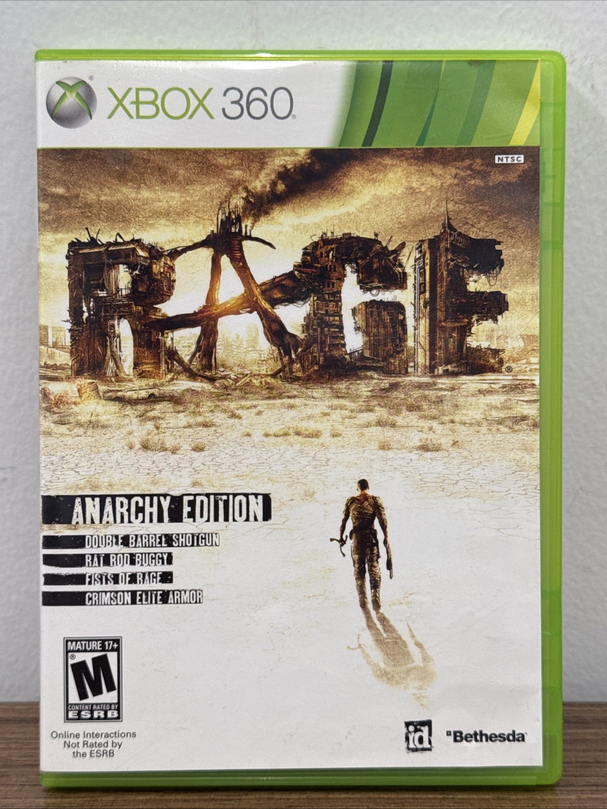 Rage (Microsoft Xbox 360, 2011) Complete