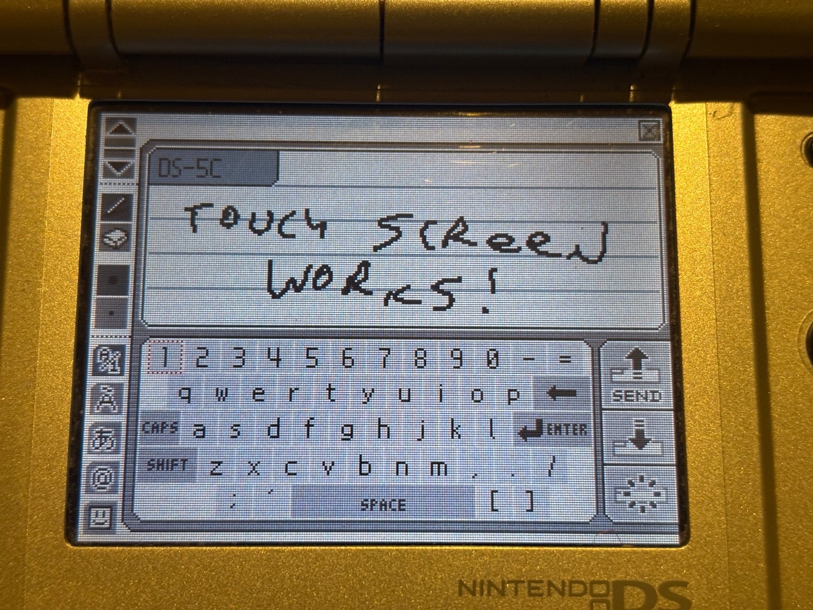 Nintendo DS Silver Handheld System – Great Condition! – TESTED AND WORKING! (5D)