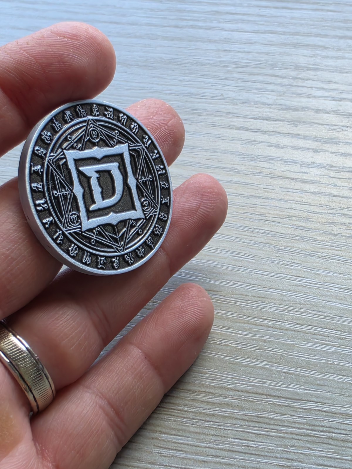Diablo 4 IV Developer Coin Medal Season Of Infernal Horde #5 D4 Rare Blizzard PC