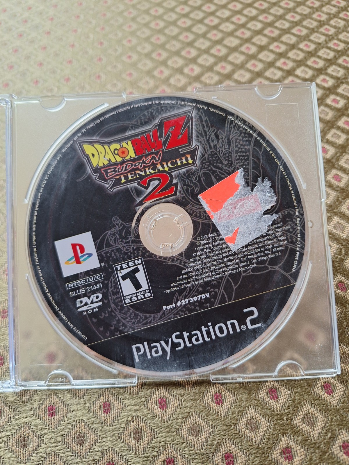 Dragon Ball Z Budokai Tenkaichi 2 PS2 (Sony PlayStation 2, 2006) Disc Only