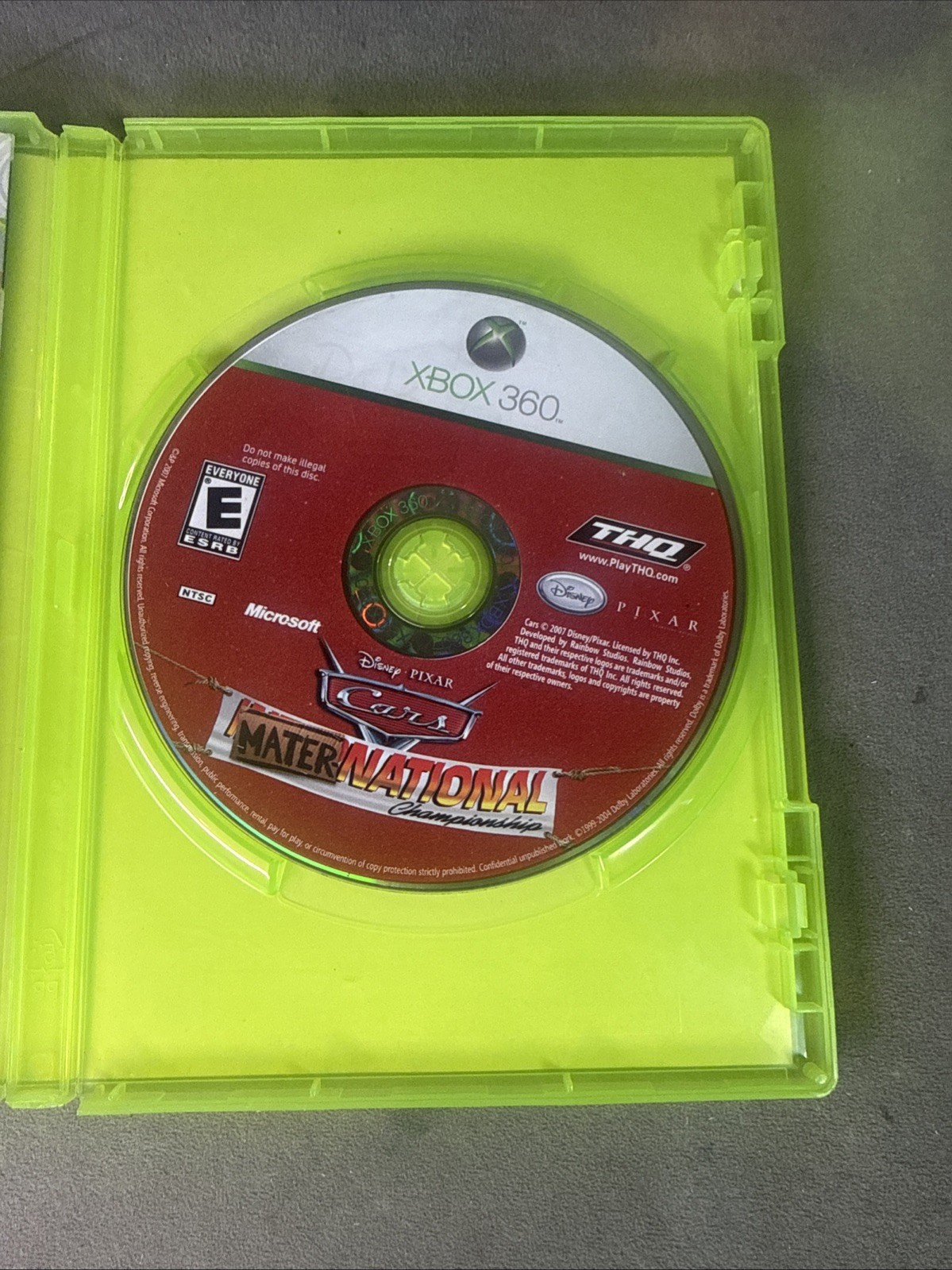 Cars: Mater-National Championship (Xbox 360, 2007) CIB Complete Tested *READ