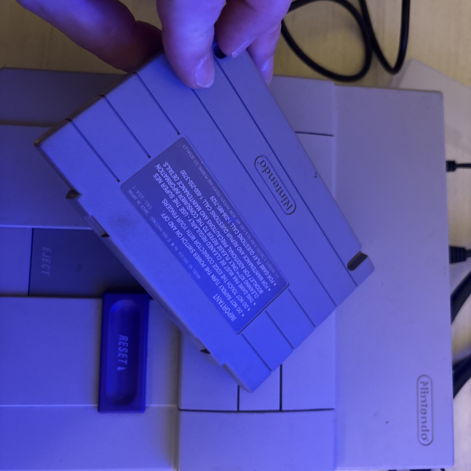 SNES AUTHENTIC Super Nintendo Bundle with Zelda, cables, controller, and more!!!