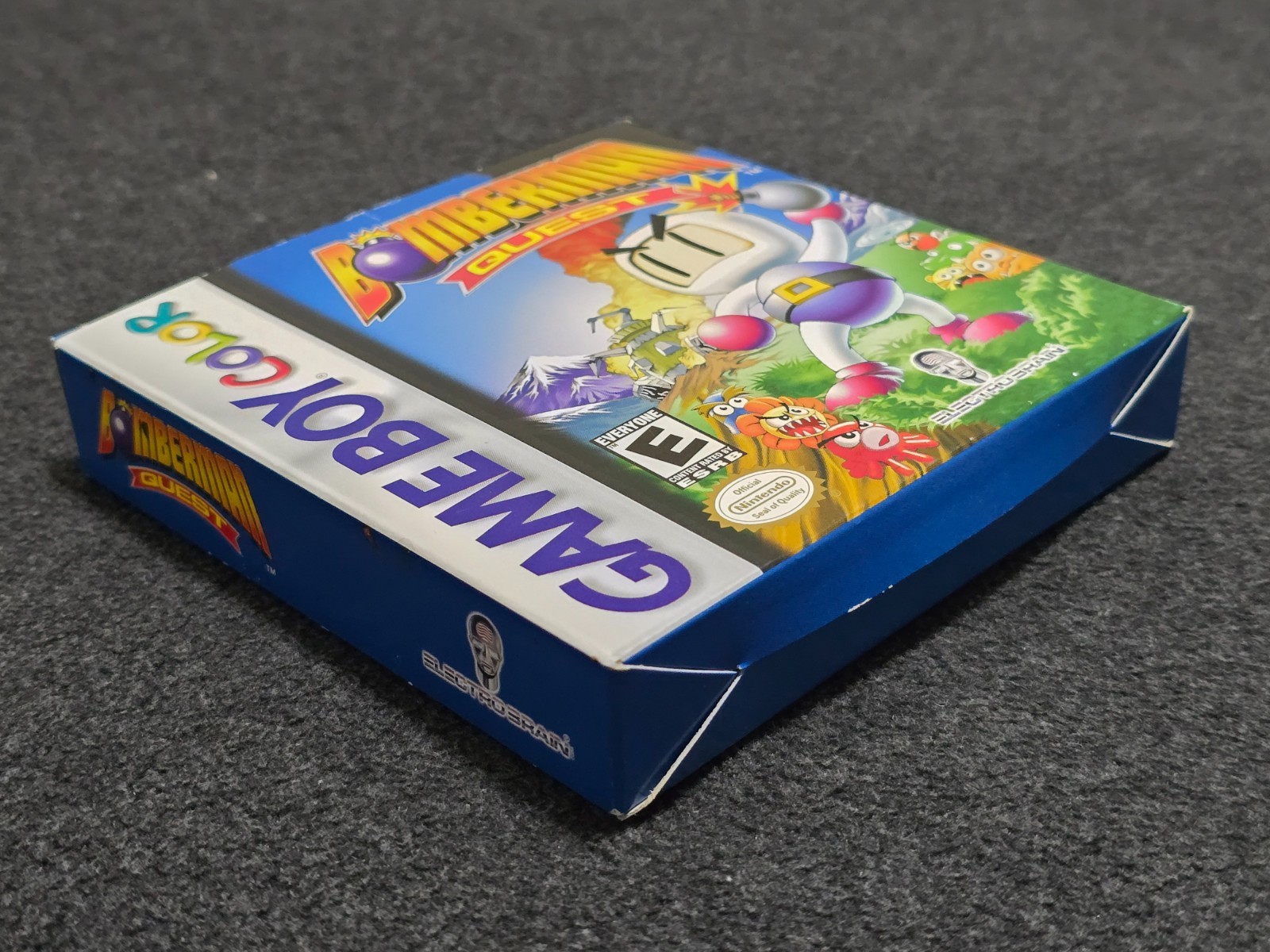 GBC BOMBERMAN QUEST Near Complete Almost CIB Box Game Boy Gameboy Color Reg Card