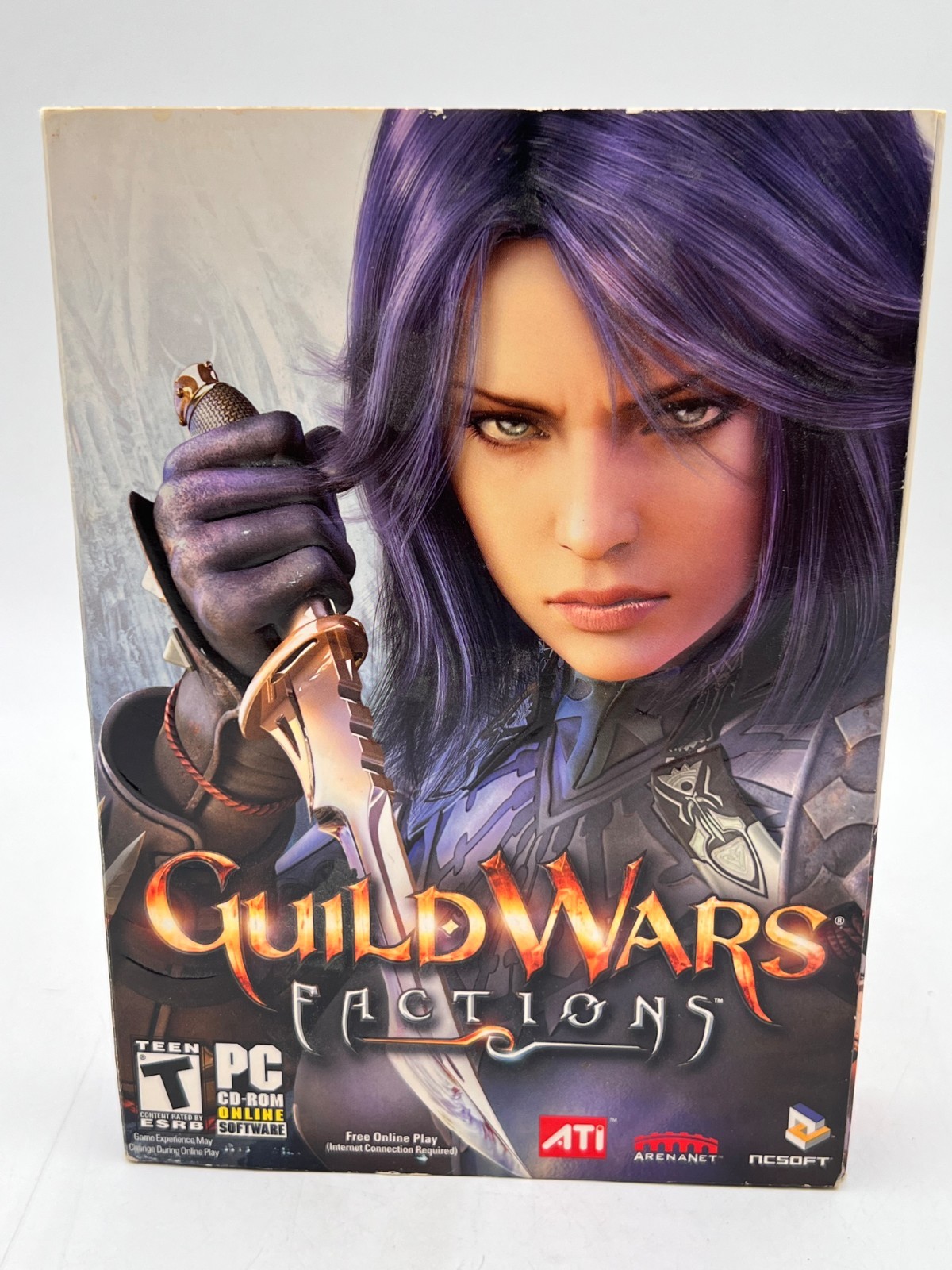 Guild Wars Factions PC Big Box Complete RPG Game NCSoft ArenaNet Vintage