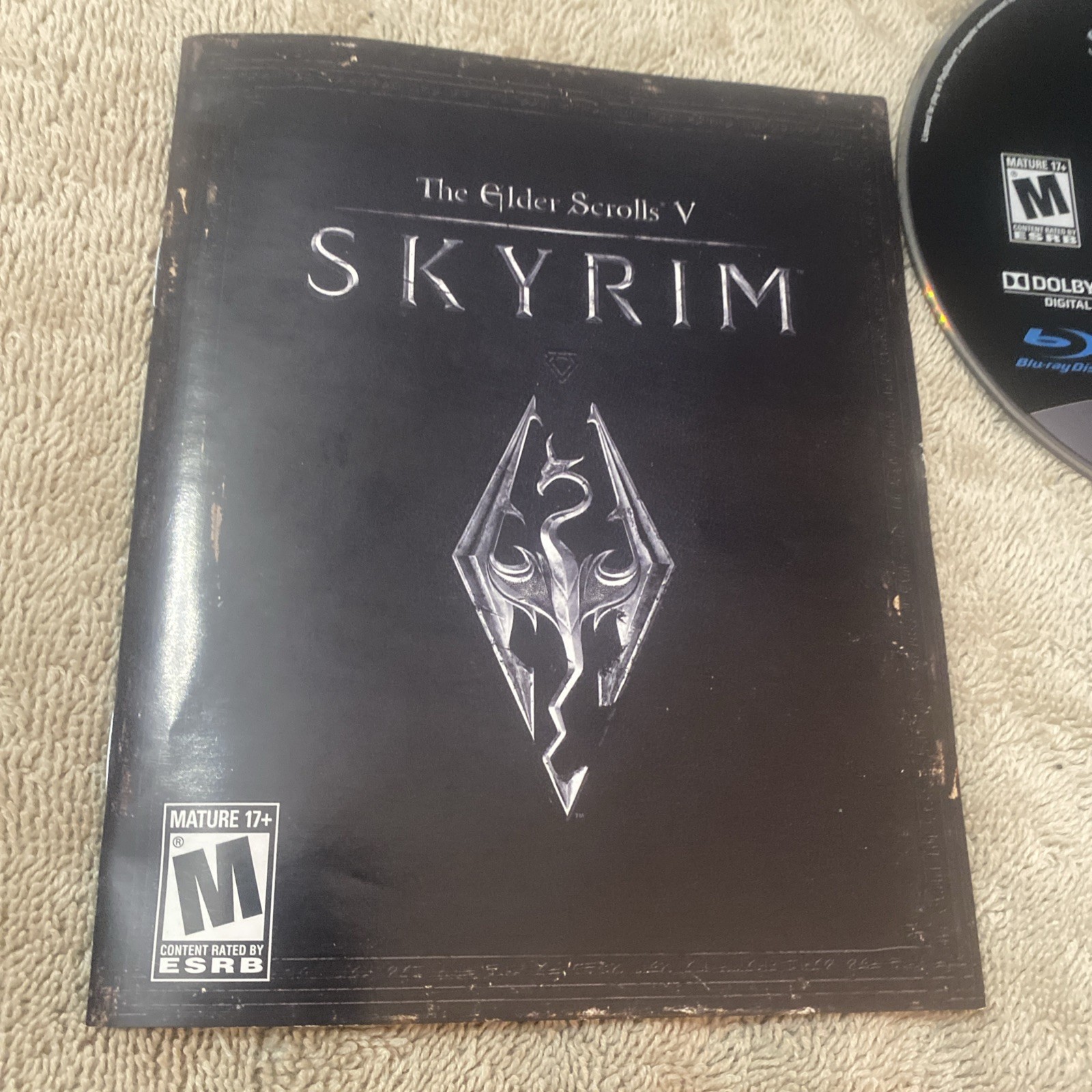 The Elder Scrolls 5 V: Skyrim for PlayStation 3 PS3 With Manual Tested Action M