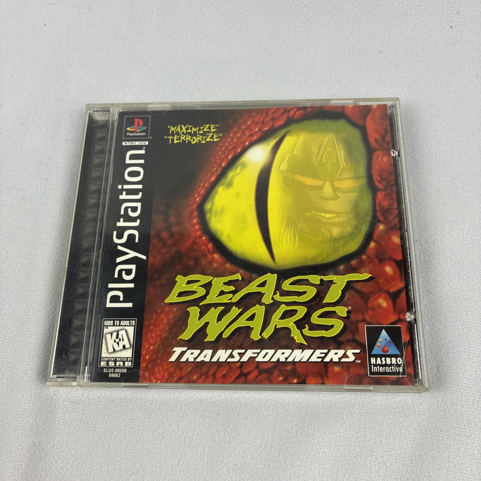 Beast Wars Transformers (Sony PlayStation PS1, 1997) Complete w/ Manual NICE!
