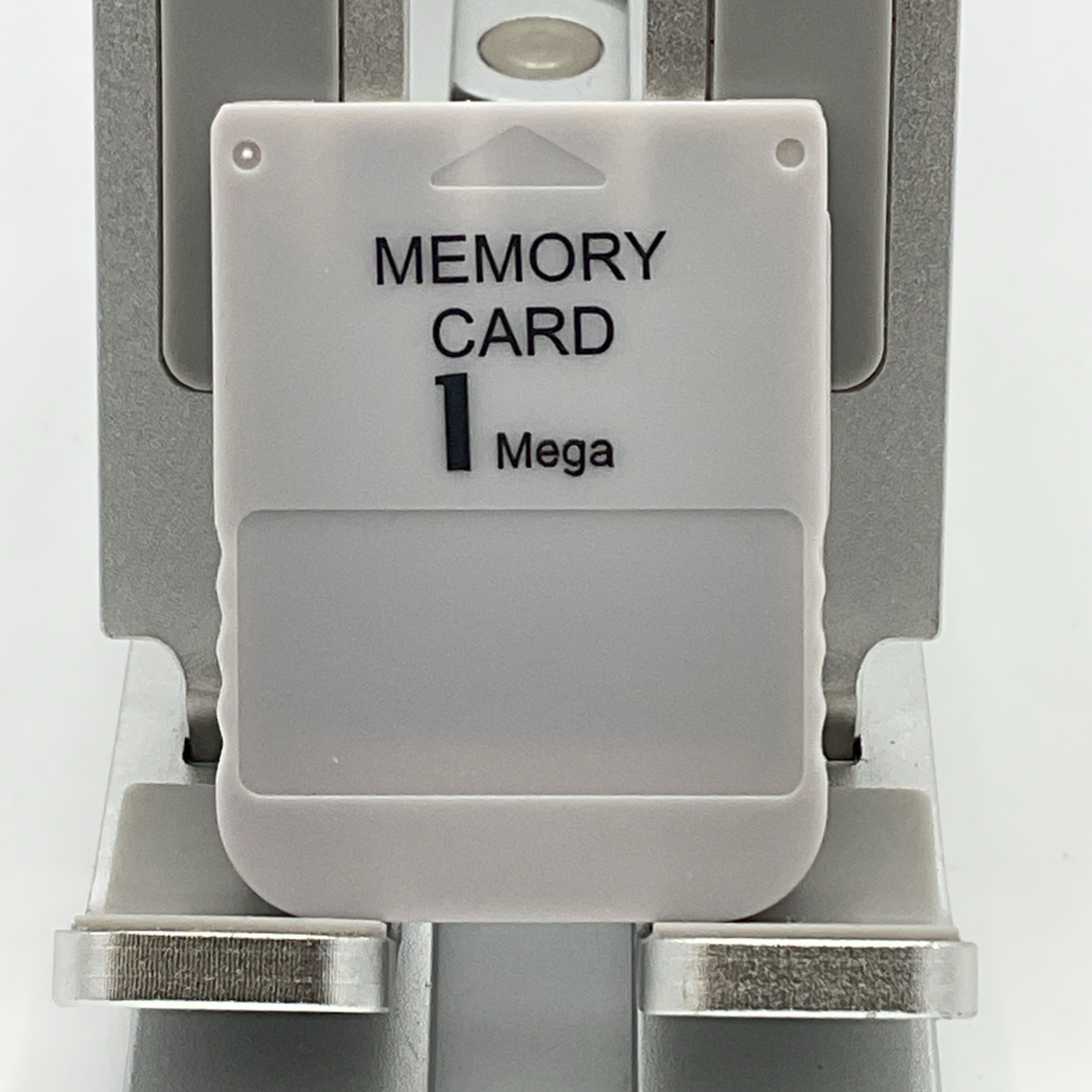 Playstation Off Brand 1 mega memory card Light Gray Color