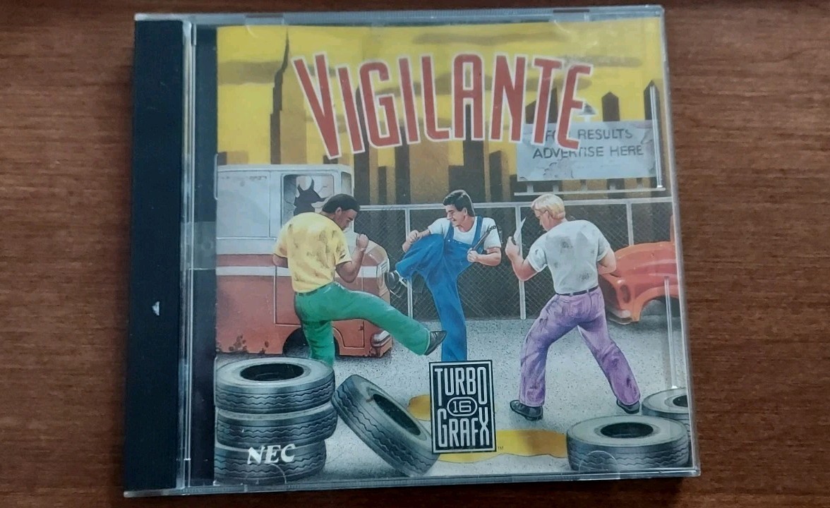 Vigilante (TurboGrafx-16, 1989) CIC In Case With Manual. Tested Auththentic NEC