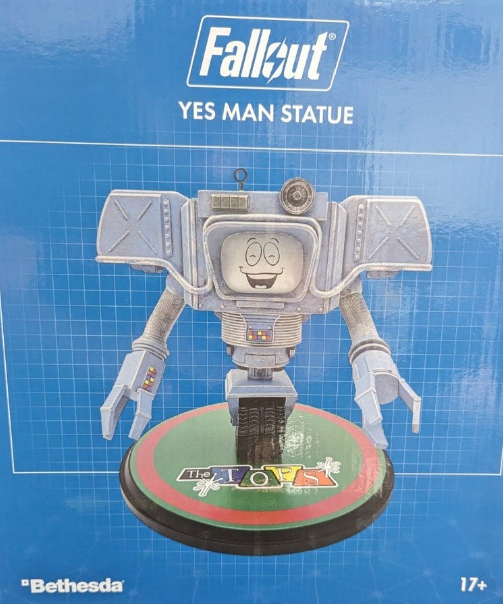 Bethesda The Tops Fallout New Vegas Yes Man Statue – New Sealed Box!