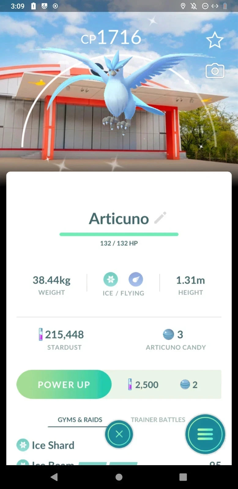 Shiny Moltres – Zapdos – Articuno PokePark KANTO Background | Pokémon GO | PTC