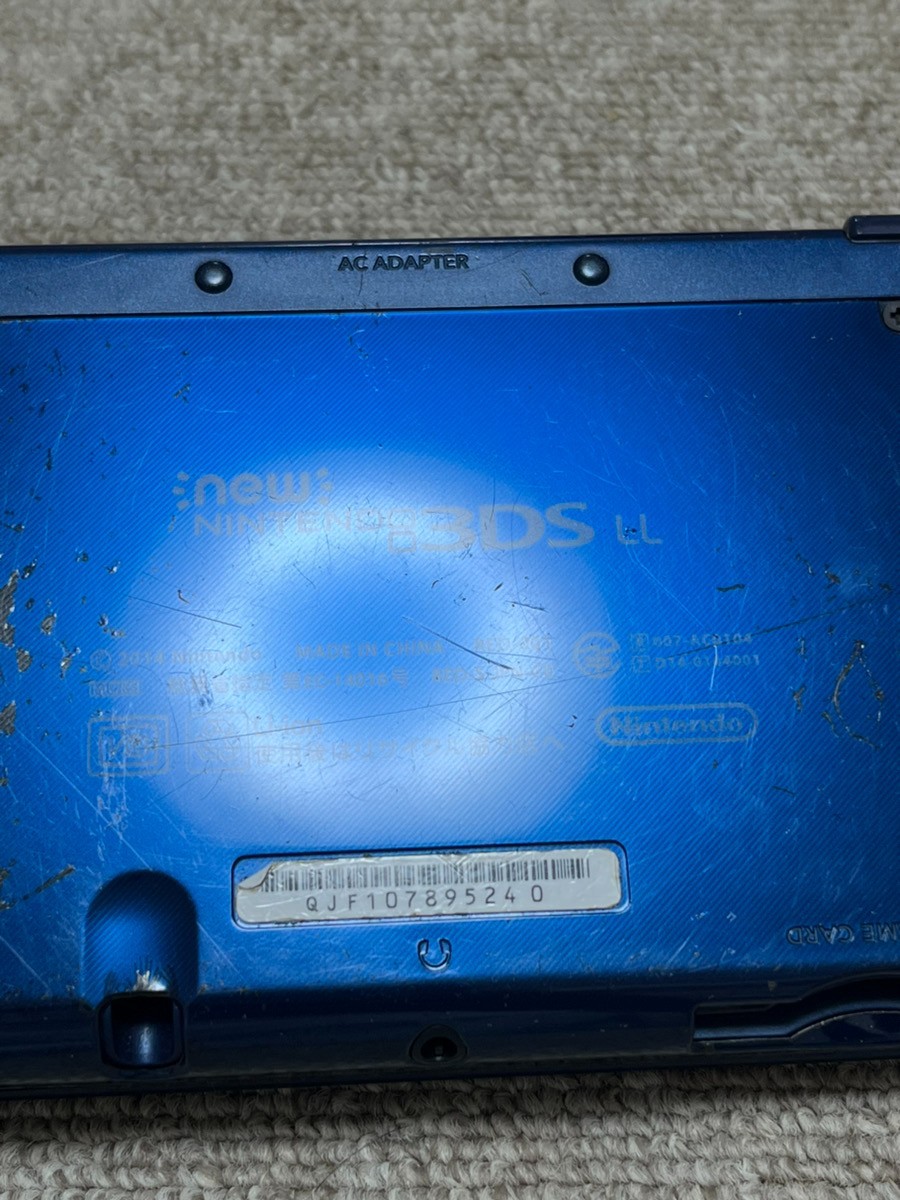 New 3DS LL XL Metalic blue Japan Nintendo Console region Japanese B42