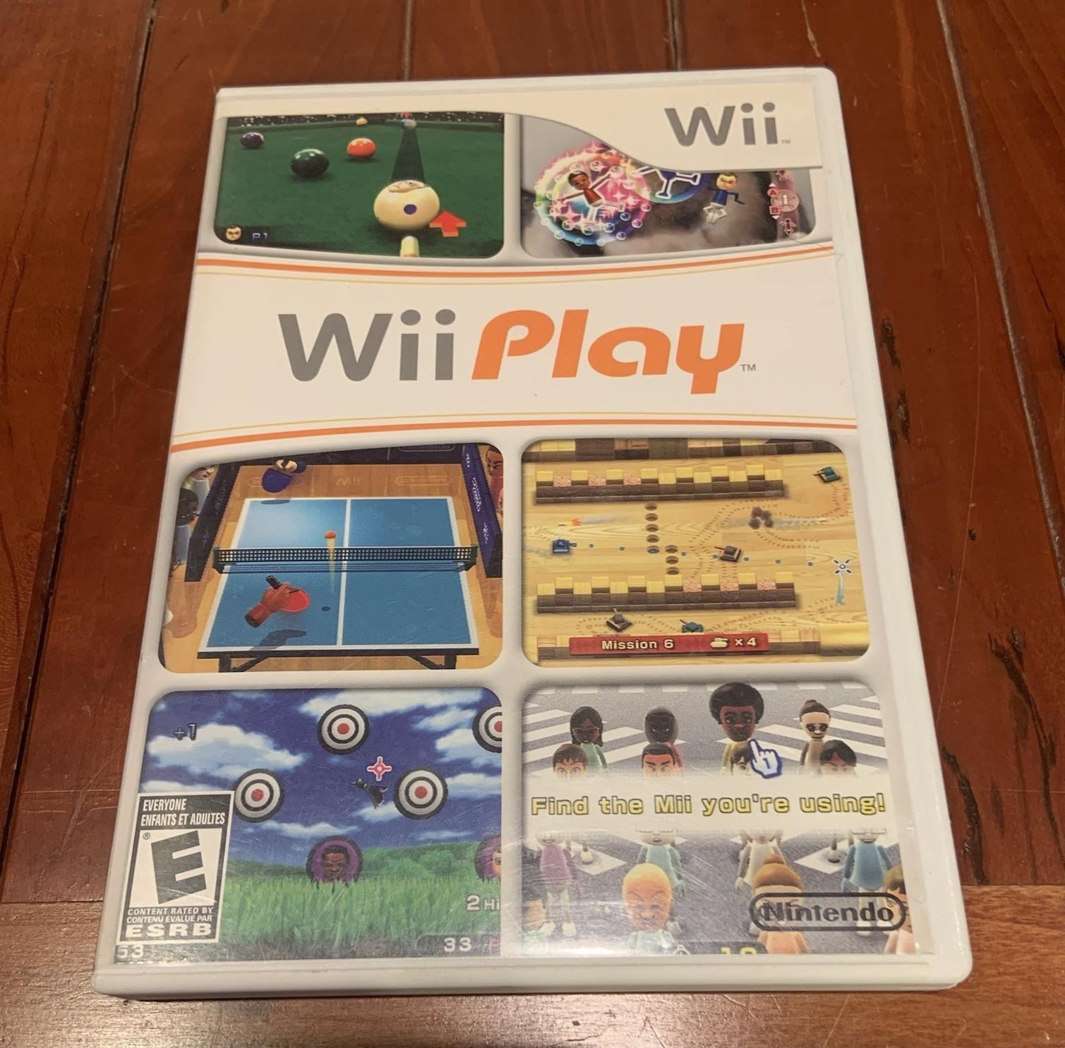 Nintendo Wii Play (2007) E NTSC-U/C w Case, Disc & Manual, Inserts